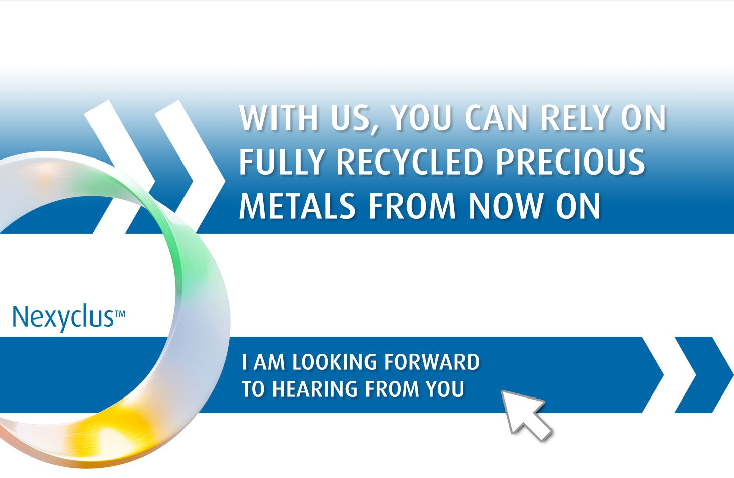 Umicore MDS - Nexyclus™ - fully recycled precious metal plating - Contact