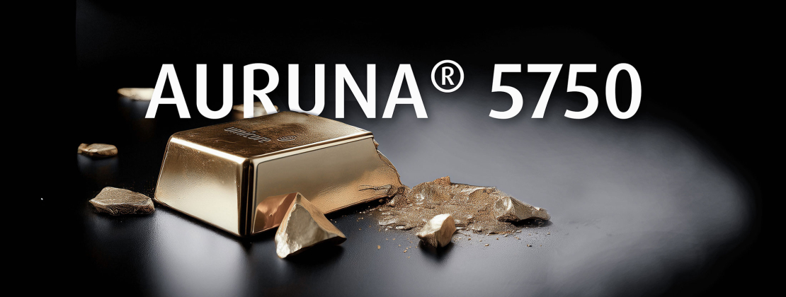 Umicore MDS - AURUNA 5750 - Goldschicht zu einem Kostenbruchteil - 50 Prozent Goldanteil
