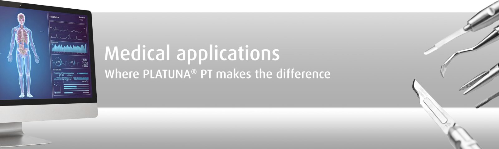 Umicore MDS - PLATUNA PT - Platinum coating for medical technology - Medical applications