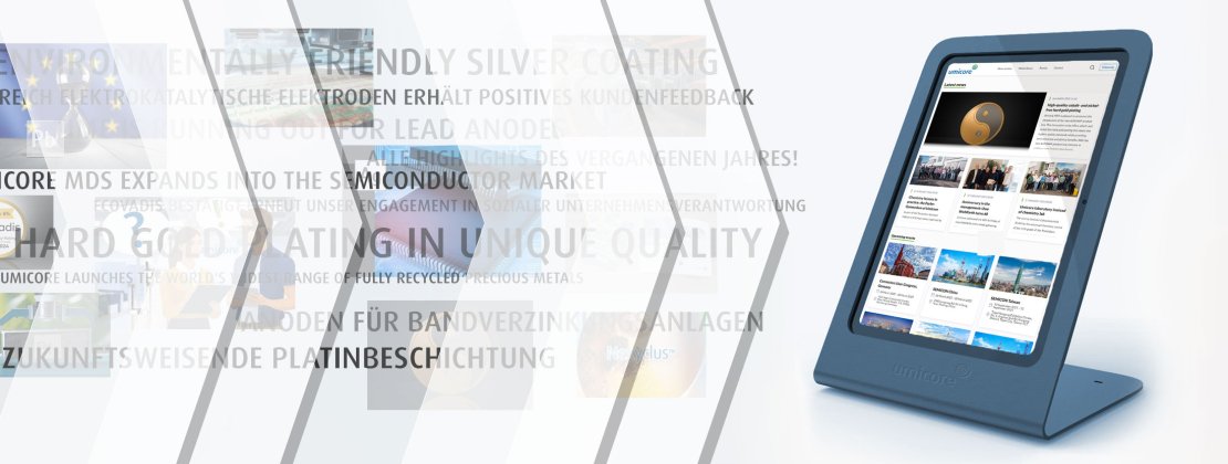 Umicore MDS Press Portal - New setup - Press releases at a glance