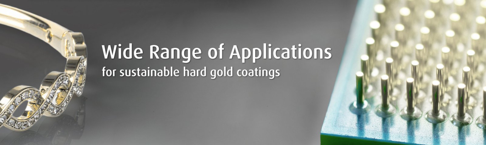 Umicore MDS - AURUNA 3408 - Environmentally friendly hard gold plating - Wide range of applications