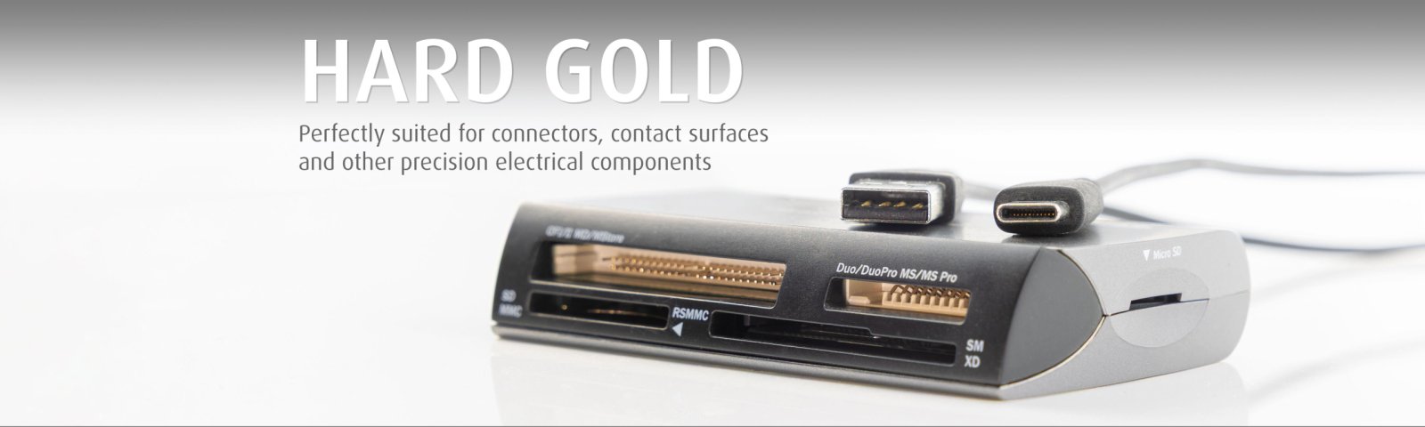 Umicore MDS - AURUNA 8000 - sustainable high-speed hard gold plating - connectors, contact Sufaces, precision electrical components