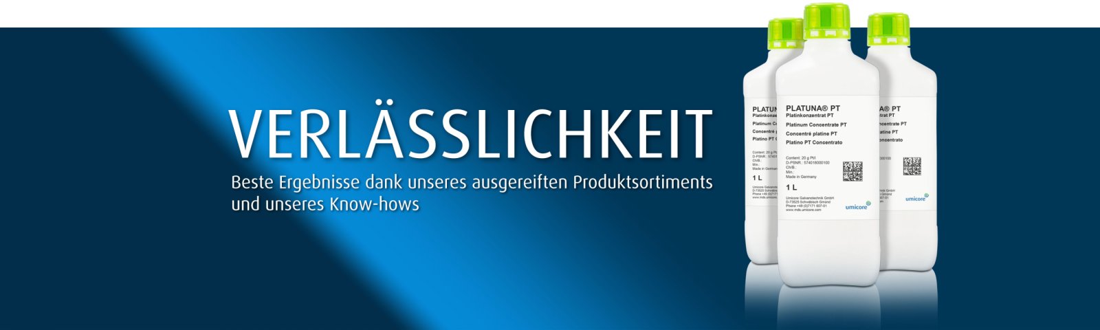 Umicore MDS - PLATUNA - Platinbeschichtng für PTLs in PEM-Elektrolyseuren - Ausgereiftes Produktsortiment