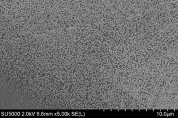 Umicore MDS - PLATUNA - Platinum coating for PTLs in PEM electrolysers - 30 nm platinum layer - 5x magnification